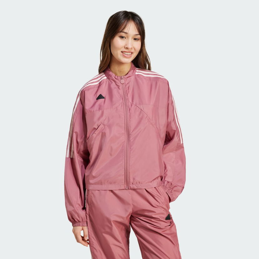Vjetrovka adidas Performance Tiro Cut 3-Stripes Summer Track Jacket Ružičasta | JJ4663