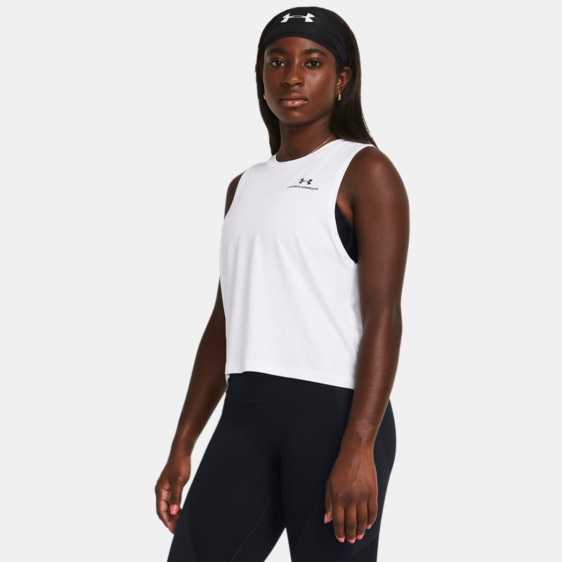 Majica bez rukava Under Armour Tank Top Bijela | 1383654-100