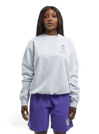 Dukserice Sporty & Rich Crown Crewneck Siva | CR431HG