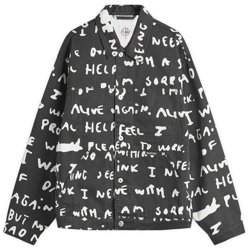 Jakna Polar Skate Co. Sad Notes Patrik Jacket Crna | PSC-F24-14