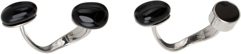 Nakit Dries Van Noten Dries Van Noten Open Ring Set Crna | 251-028214-092