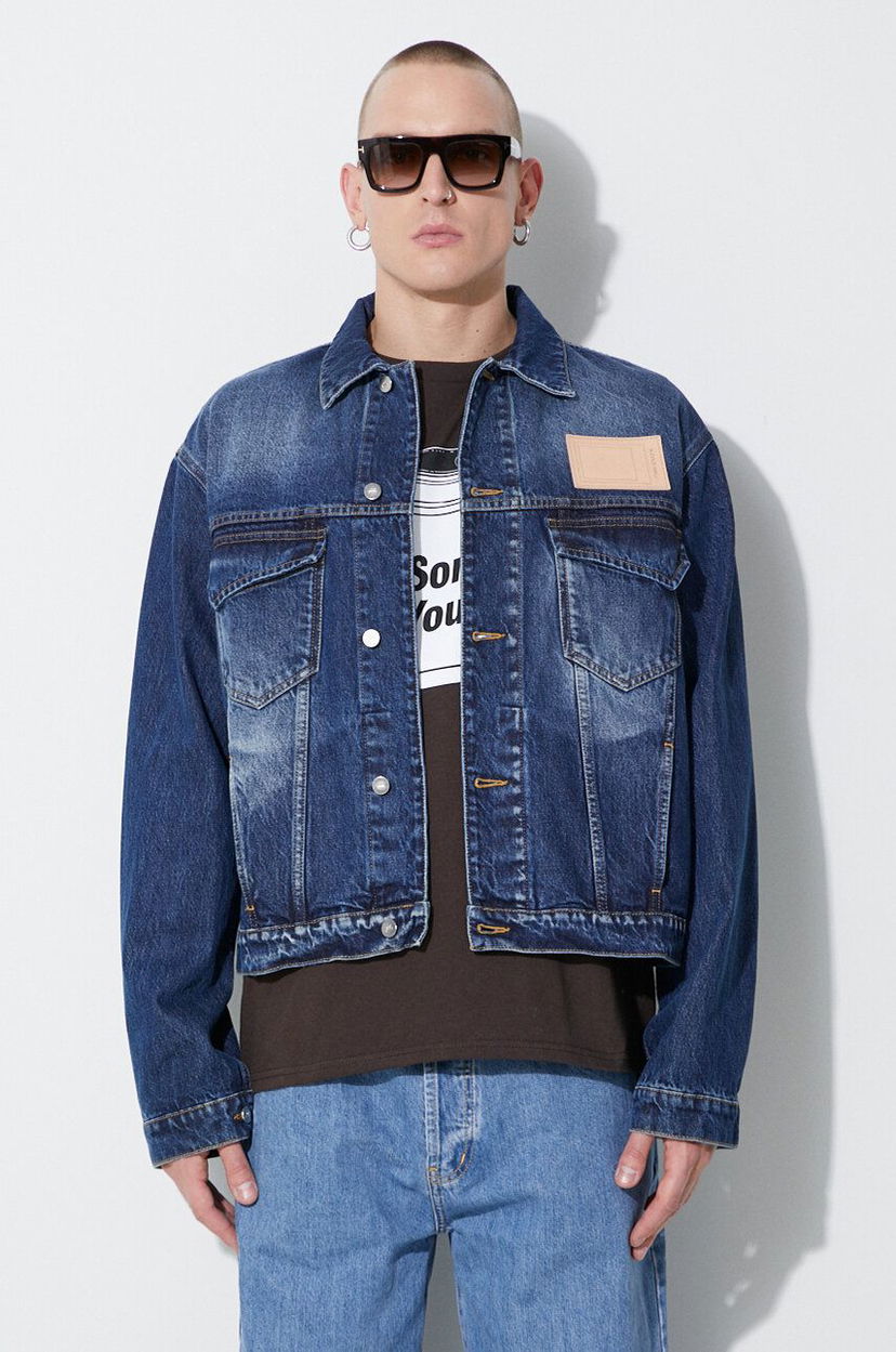 Jakna A-COLD-WALL* Denim Jacket Vintage Wash Plava | ACWMH049