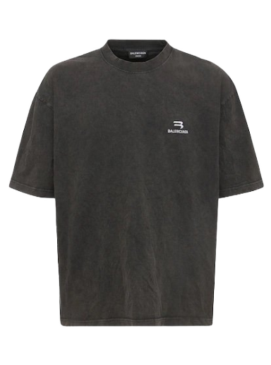 Majica kratkih rukava Balenciaga B Medium Fit T-shirt Zelena | 612966TLV991070