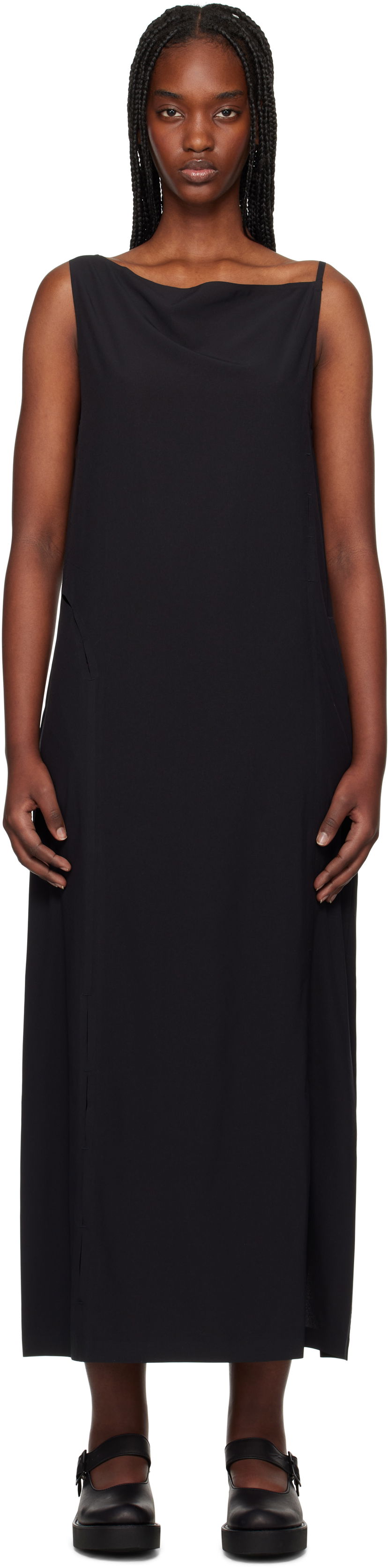 Haljina Y-3 Y-3 Slit Maxi Dress Crna | JD1474