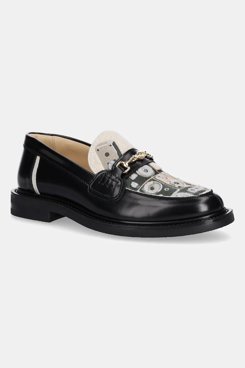 Tenisice i cipele Filling Pieces Filling Pieces Loafer Speaker Wall Crna | 122511303239
