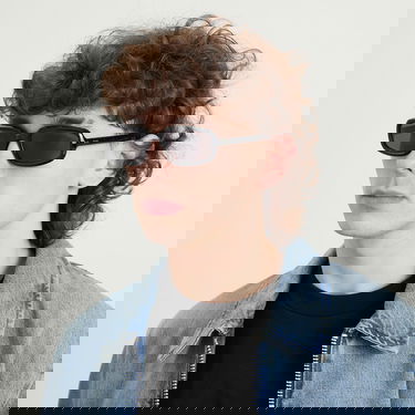 Sunčane naočale RETROSUPERFUTURE Troll Rectangular Frame Sunglasses Crna | 8059026147956, 5