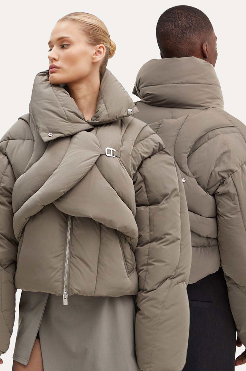 Pernata jakna HELIOT EMIL Oversized Puffer Jacket Zelena | HE.W.02.073.P03.DG23