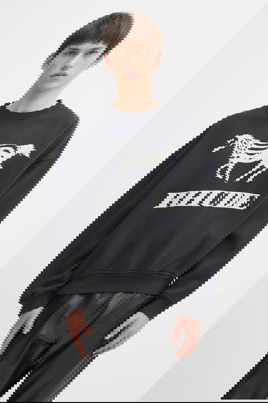 Dukserice Rhude Dinero sweatshirt with horse print Crna | RHFW25ST04012, 0
