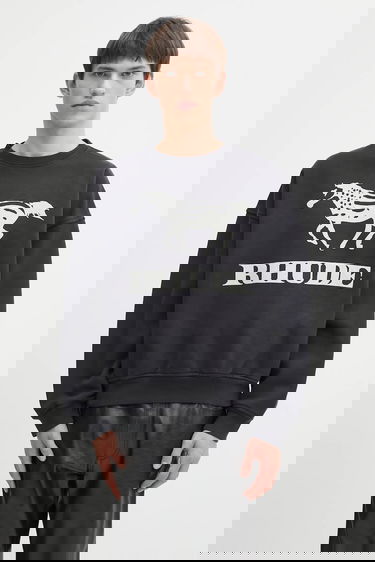 Dukserice Rhude Dinero sweatshirt with horse print Crna | RHFW25ST04012, 0