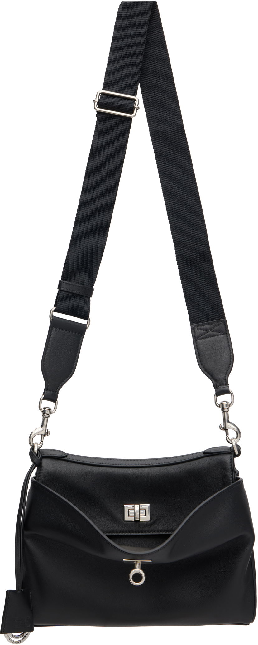 Torba za rame Balenciaga Balenciaga Rodeo Messenger Bag Crna | 8275832ABOX1000