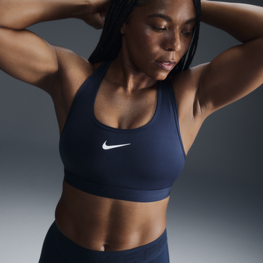 Grudnjak Nike Swoosh Sports Bra Tamnoplava | DX6821-478, 1