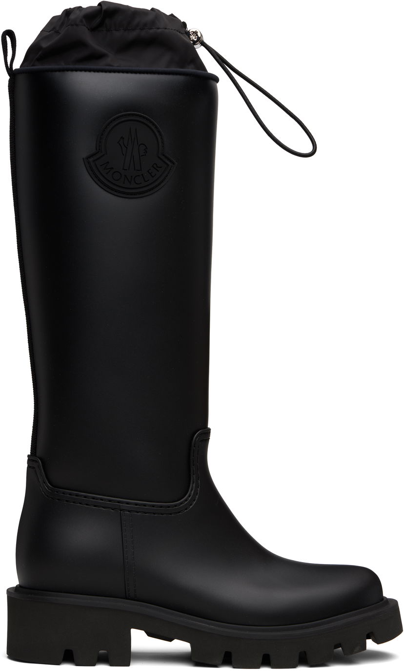 Odjeća Moncler Moncler Kickstream High Rain Boots Crna | K209B4G00190M4522
