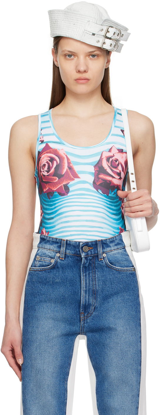 Body Jean Paul Gaultier Gaultier Flower Print Bodysuit Višebojno | 24/25-F-BD030-J551-503001