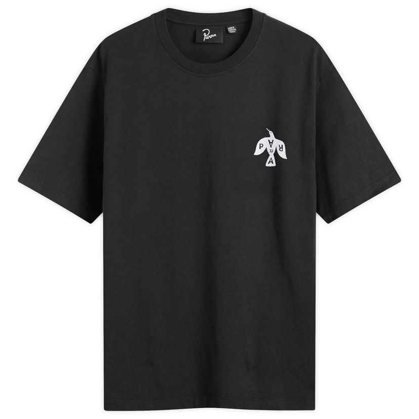 Majica kratkih rukava By Parra Crow Logo T-Shirt Crna | 54310-BLK