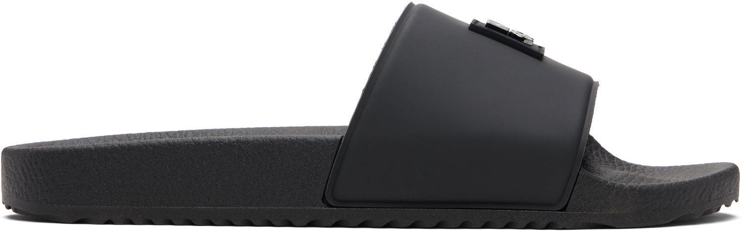 Tenisice i cipele BOSS Hugo Contrast-Logo Strap Slides Crna | 50548671, 0