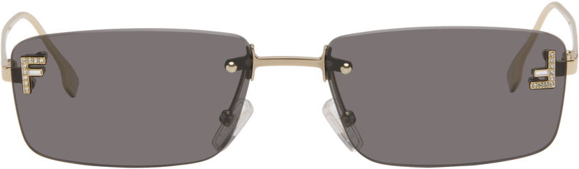 Sunčane naočale FENDI 'Fendi First' Crystal Sunglasses Siva | FE4172USW5432A 192337228889