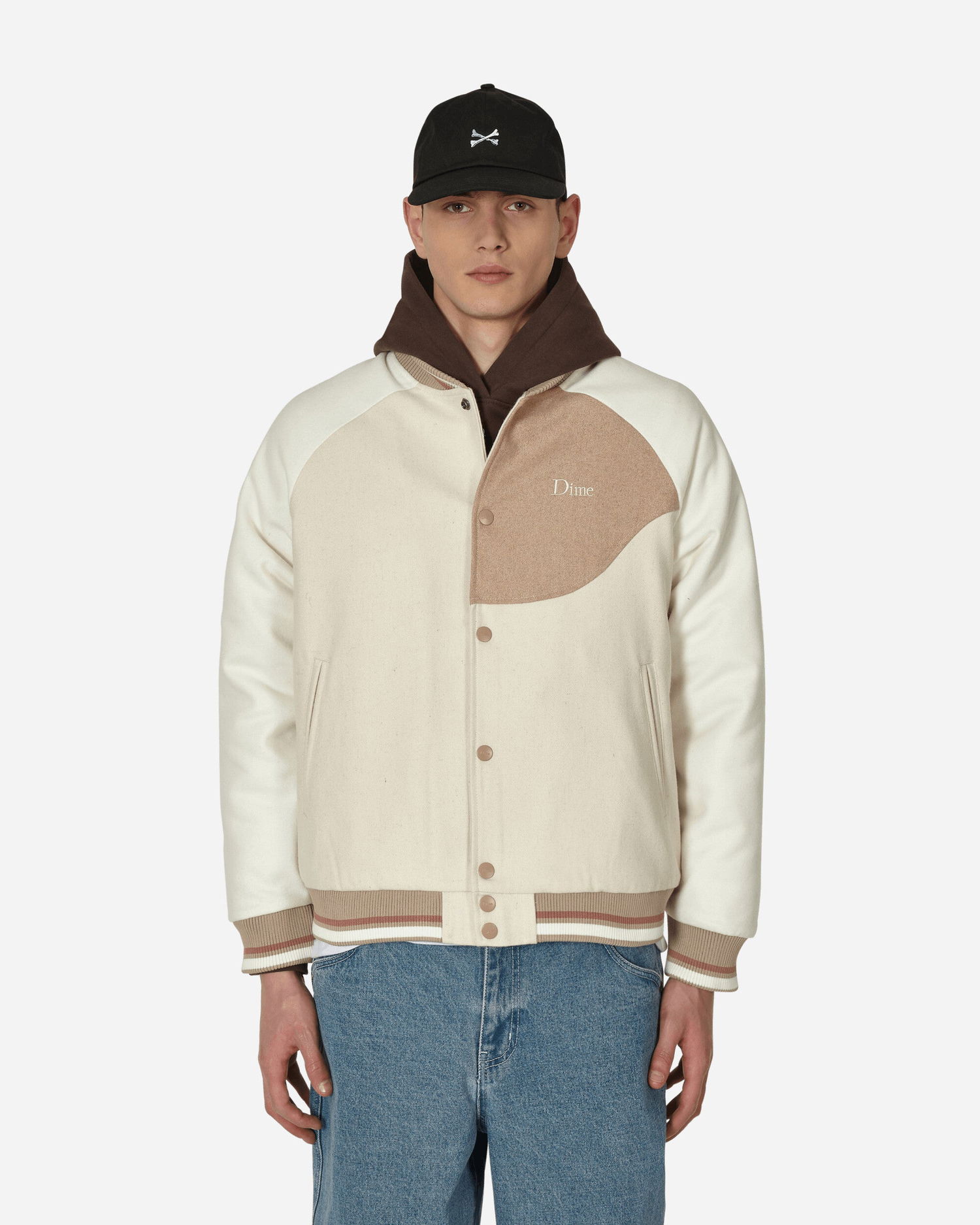 Bomber jakna Dime Letterman Wool Jacket Višebojno | DIMEHO1 ALM, 0