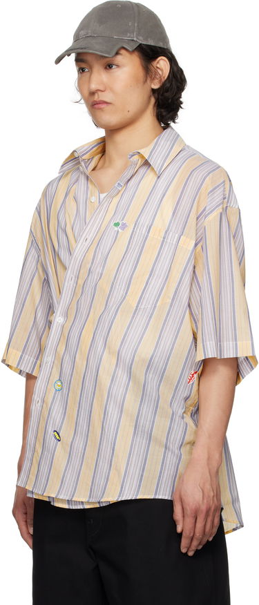 Košulja Martine Rose Martine Rose Cotton Stripe Shirt Žuta | 440WS21306, 3