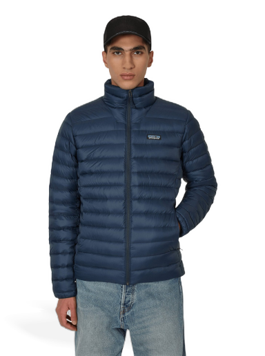 Jakna Patagonia Down Sweater Jacket Tamnoplava | 84675 NENA