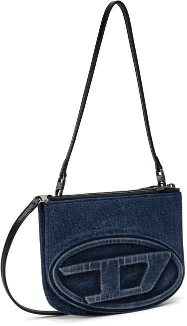 Torba za rame Diesel Denim 1DR Twin Shoulder Bag Plava | X10330 P6717, 1