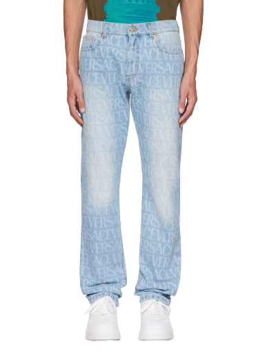 Jeans Versace Allover Plava | 1007837_1A07661