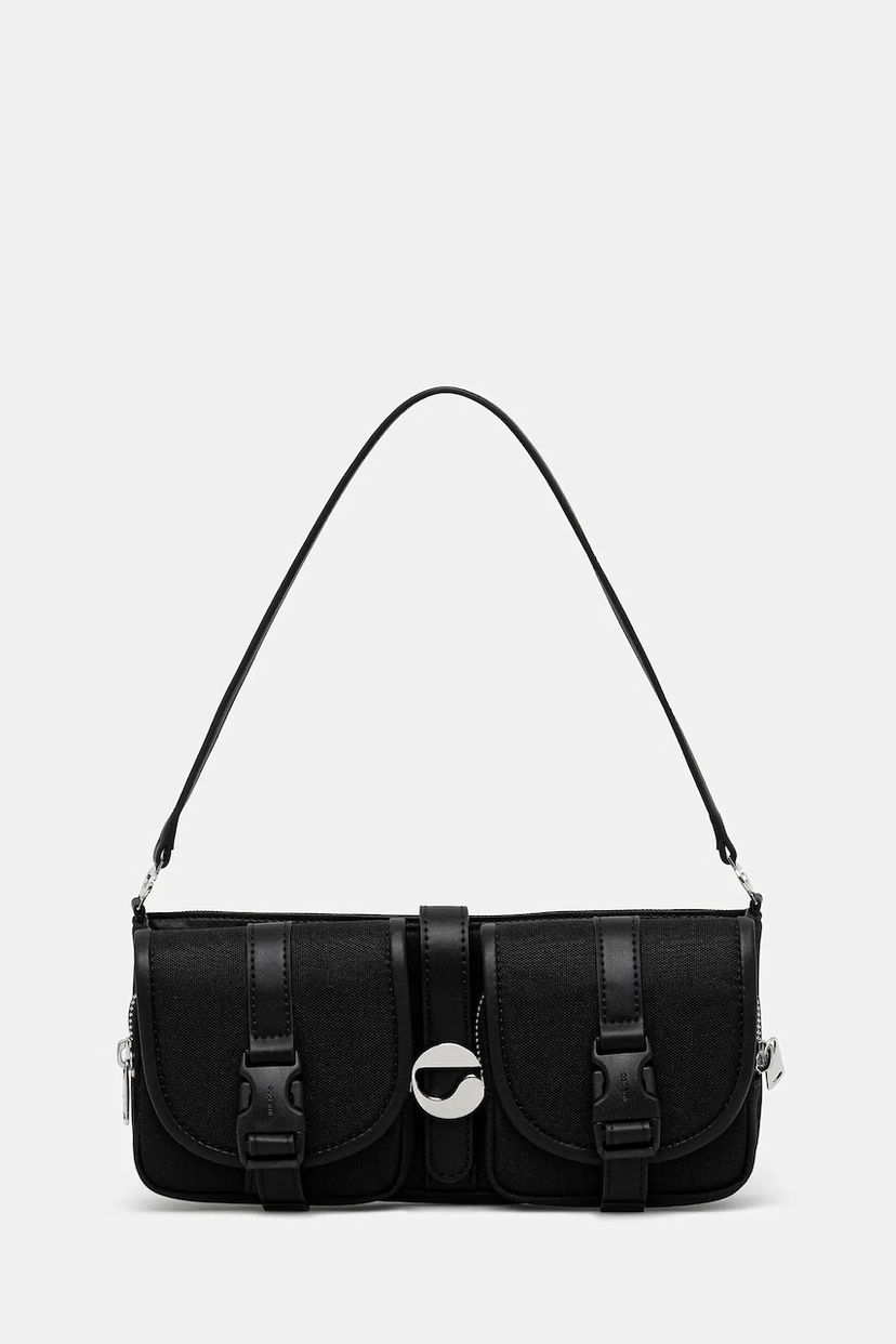 Ručna torbica Coperni Coperni Cargo Baguette Bag Crna | COPBA114F3047