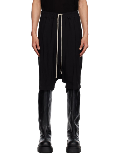 Kratke hlače Rick Owens Pods Shorts Crna | RU02C7384 HY