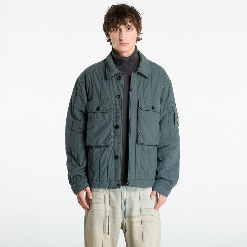 Jakna C.P. Company Gd Liner Short Padded Jacket Dark Shadow Grey Siva | 19CMOW080A110437G-978