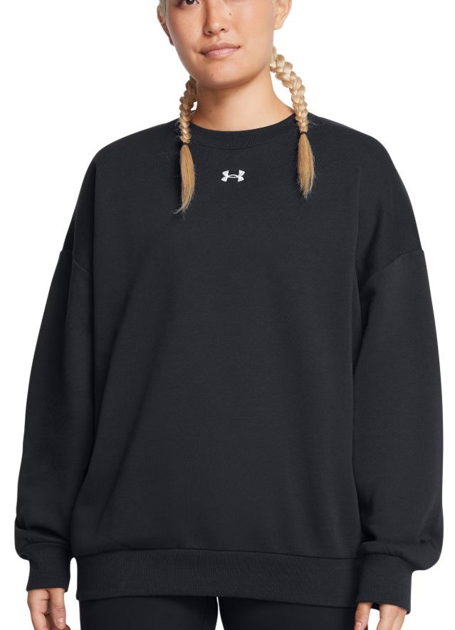 Džemper Under Armour Under Armour Rival Fleece OS Crew Sweatshirt Crna | 1386463-001