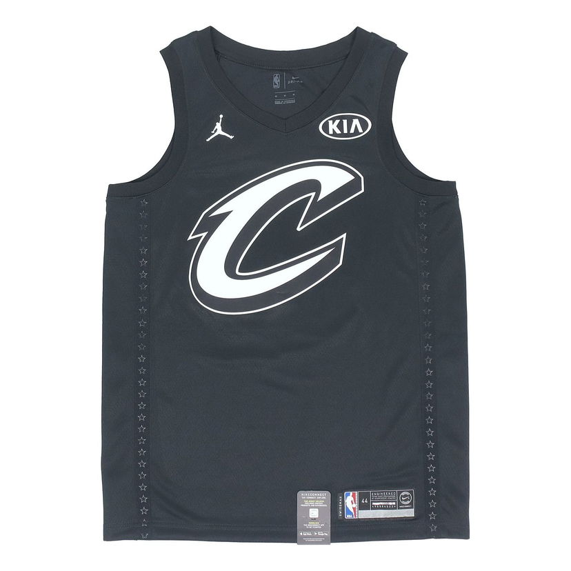 Majica bez rukava Jordan Cleveland Cavaliers Lebron James All-Star Edition Swingman Jersey Crna | 928873-010