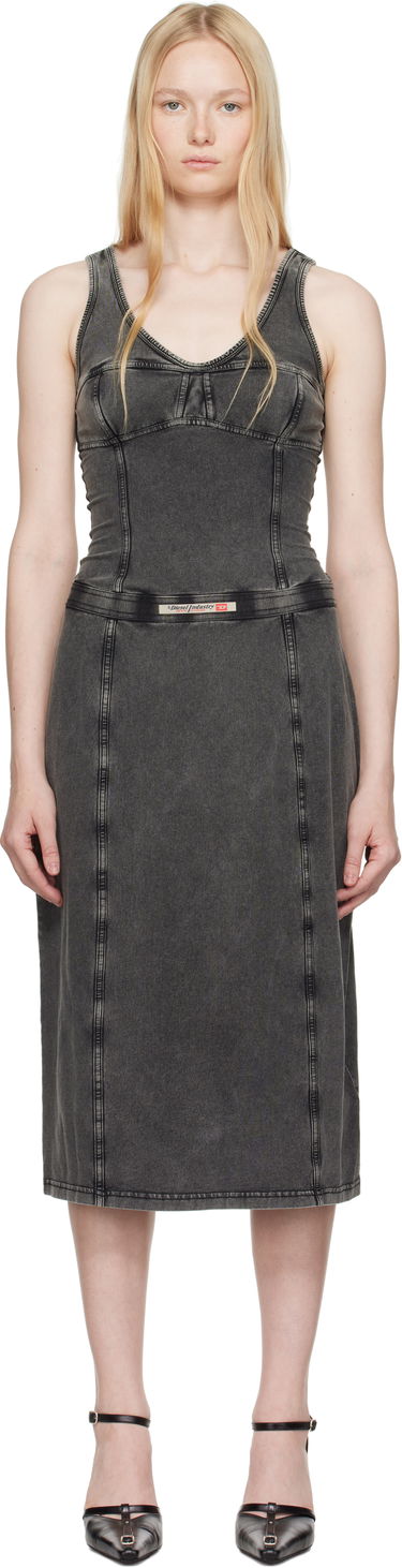 Haljina Diesel Diesel D-Inny Midi Dress Siva | A16591 0NJBJ, 0