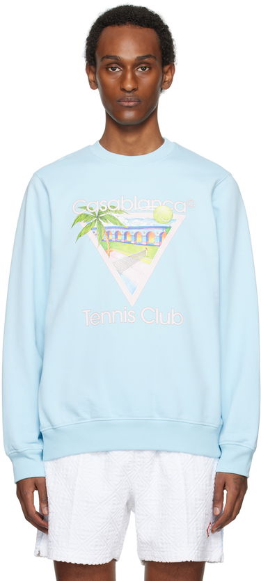 Dukserice Casablanca 'Tennis Club' Sweatshirt Tirkiz | MPS24-JTP-001-04, 0