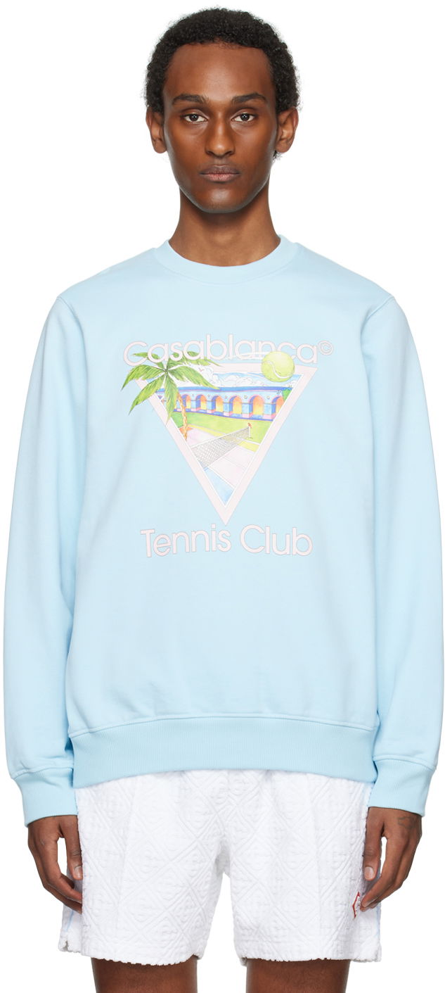 Dukserice Casablanca 'Tennis Club' Sweatshirt Tirkiz | MPS24-JTP-001-04