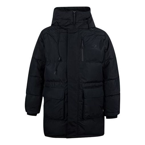 Parka Converse Mid-Length Puffer Jacket Crna | 10019323-A03