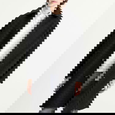 Kaputi A.P.C. Gaston Felted Wool Overcoat Size Small Crna | WVBEH-H01516-LZZ, 2