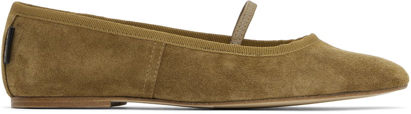 Tenisice i cipele A.P.C. A.P.C. Swan Ballerina Flats Zelena | PXBTG-F53295