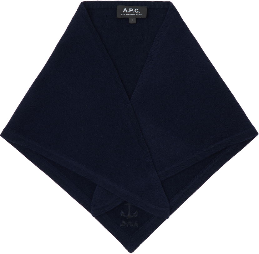 Šal A.P.C. A.P.C. Karl Wool Scarf Tamnoplava | WVBCZ-M15225