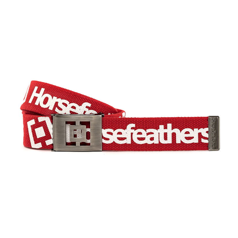 Pojasevi Horsefeathers Idol Belt Red Crvena | AA958M