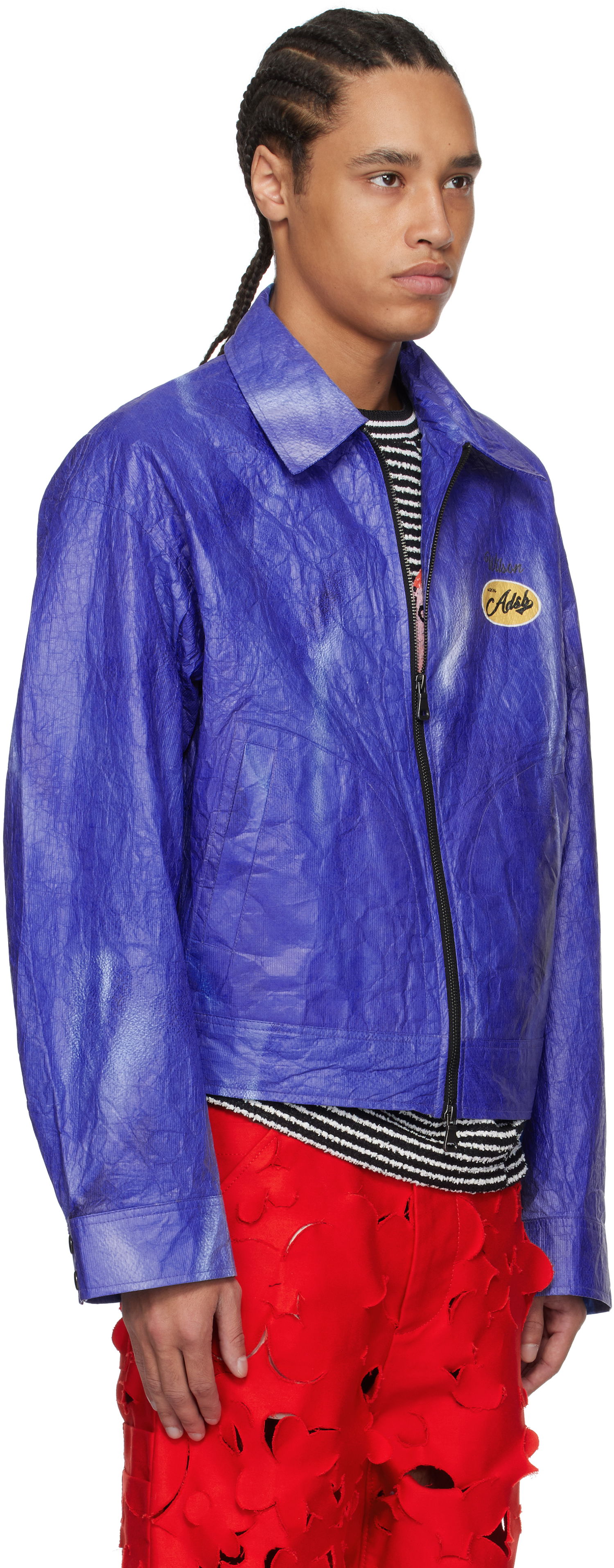 Bomber jakna Andersson Bell Andersson Bell Wilson Printed Tyvek Jacket Plava | awa689u, 1