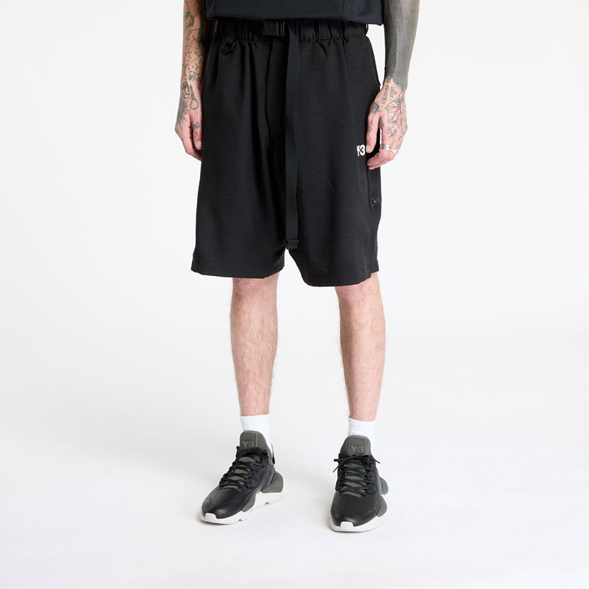 Kratke hlače Y-3 Sport Uniform 3-Stripes Shorts Crna | JN7038