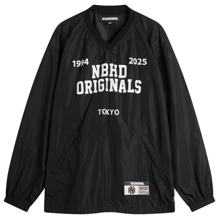 Vjetrovka Neighborhood 1994 2025 NBHD Originals Tokyo Pullover Shirt Crna | 252TSNH-SHM04-BLK