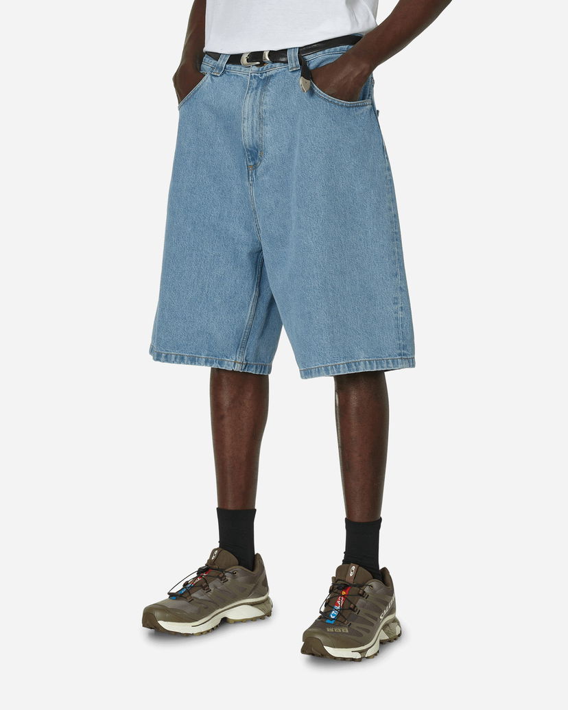 Kratke hlače Carhartt WIP Brandon Denim Shorts Plava | I031921_01_06
