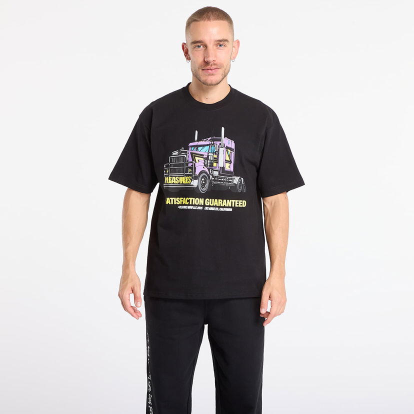 Majica kratkih rukava Pleasures PLEASURES Big Load T-Shirt Crna | P25F067-BLACK