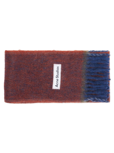 Šal Acne Studios Vally Solid Scarf Tamnocrvena | CA0290-DK7