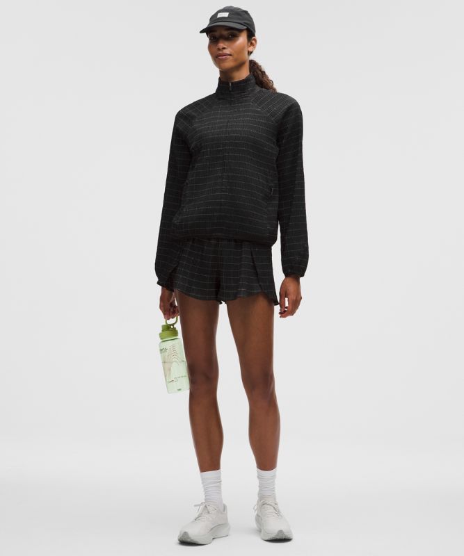Kratke hlače lululemon Negative Split Textured Reflective Running Shorts Crna | prod20003643, 0