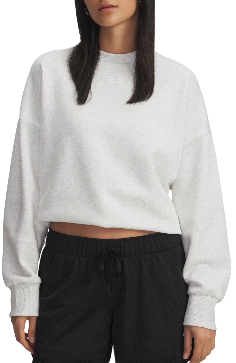 Dukserice Under Armour Rival Fleece OS Crewneck Sweatshirt Siva | 1386463-023