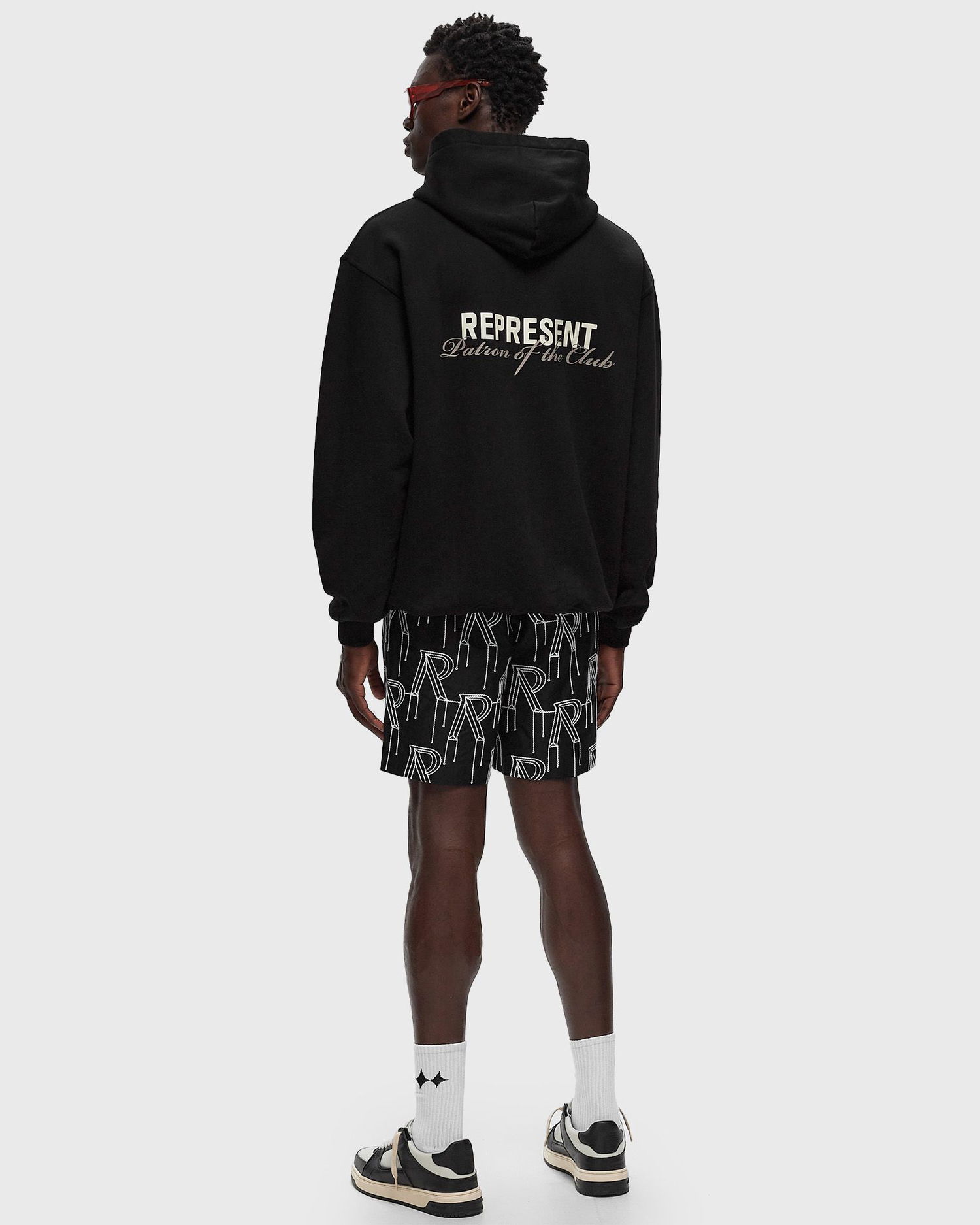 Dukserice Represent Clo Represent PATRON OF THE CLUB HOODIE Crna | MLM4270-001, 1