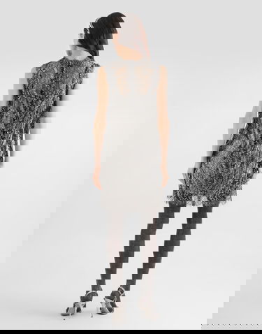 Haljina Dolce & Gabbana Lamé Lace Dress Crna | F6ATYTILMCFS0998, 2