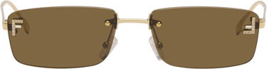 Sunčane naočale FENDI Fendi First Crystal Sunglasses Smeđa | FE4172US@5432E 840126860528, 0