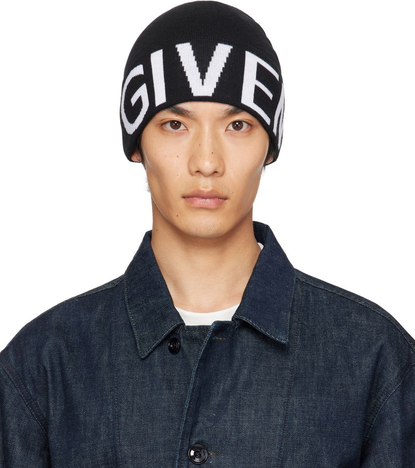 Kapica Givenchy Givenchy Jacquard Beanie Crna | 710003973001-U7925